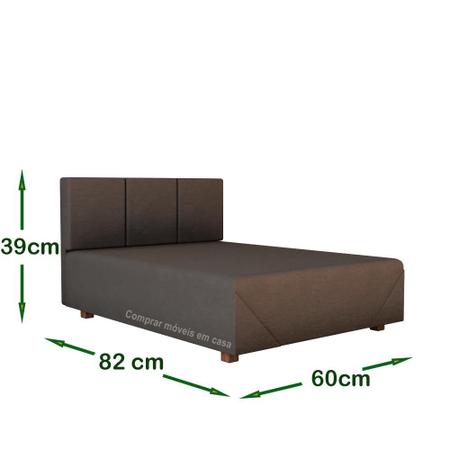 Imagem de Cama Box Pets Dog Porte Maior 80 cm Bob cor Cinza - JM Casa dos Móveis