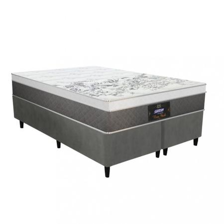 Imagem de Cama Box Queen 158cm Molas Ensacadas New York HF V24 2CEN Gazin