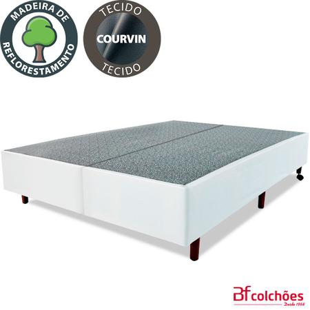 Imagem de Cama Box Queen Colchão Molas Ensacadas com Pillow Top Extra Conforto 158x198x72cm - Premium Sleep - BF Colchões