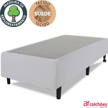 Imagem de Cama Box Solteirão Colchão Molas Ensacadas com Pillow Top Extra Conforto 97x203x72cm - Premium Sleep - BF Colchões