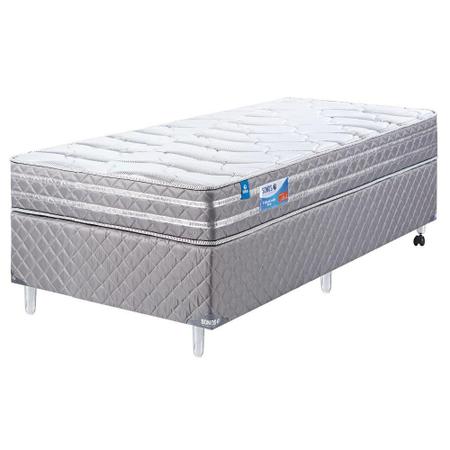 Imagem de Cama Box Solteiro (88X188) D28 Cinza Ultra Pedic Two Sonos