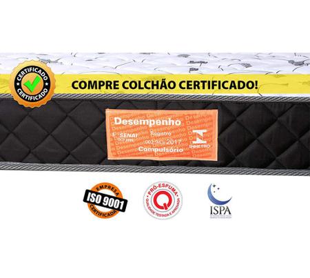 Imagem de Cama Box Solteiro (Box + Colchão) Espuma D33 BF Colchões 88x188x50cm