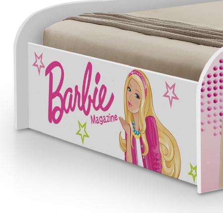 Imagem de Cama Carro Infantil tamanho juvenil Barbie com colchão