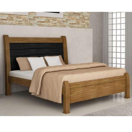 Cama Casal Arezzo Castanho Rufato Cama de Casal Magazine Luiza