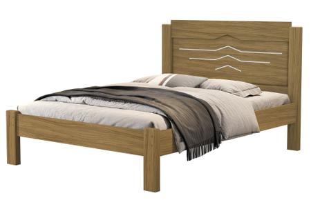 Imagem de cama casal sofia tradicional mdf reforçada para quarto moderno detalhe no painel
