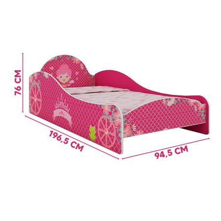 Imagem de Cama De Princesa Montessoriana Solteiro Pink Ploc Izumi Shop Jm