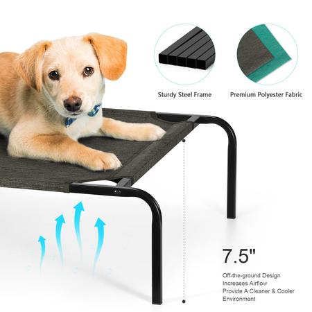Imagem de Cama elevada para cães e gatos OYEAL Cooling Raised Dog Cot Small