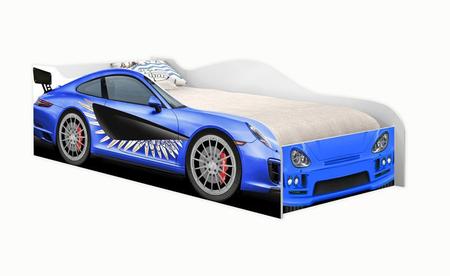 Cama Infantil Carro De Corrida 0,70 azul - Vitamov 0501012 - Camas - Quarto