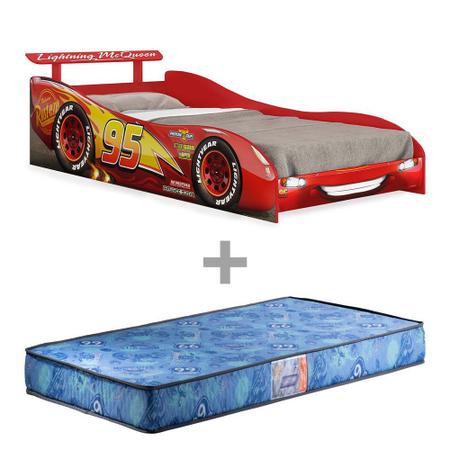 Cama Infantil Carros Disney Star com Aerofólio ? Pura Magia