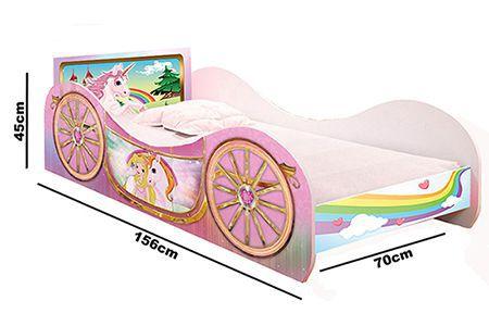 Imagem de Cama Infantil Carruagem Unicornio, Moveis De Menina