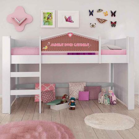 Imagem de Cama Infantil com Barraca e Luz/LED Doce Casinha Play Pura Magia