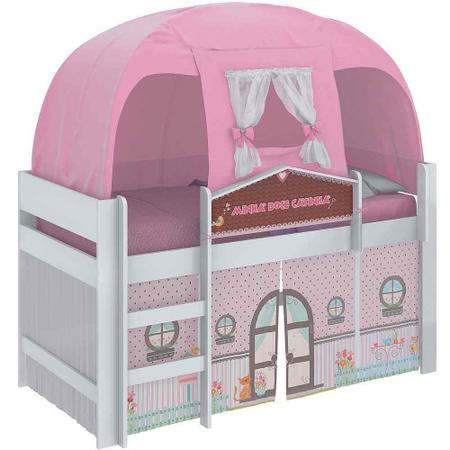 Imagem de Cama Infantil com Barraca e Luz/LED Doce Casinha Play Pura Magia