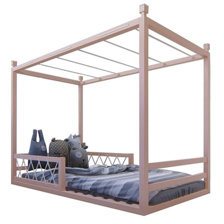Cama Infantil em Pinus Fortaleza - Ludika Mobilia Imagem de Cama Infantil em Pinus Fortaleza