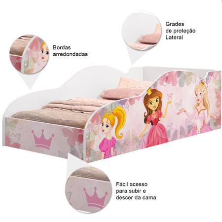 Imagem de Cama Infantil Princesa Rosa