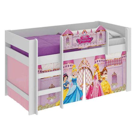 Imagem de Cama Infantil Princesas Disney Play com Escada