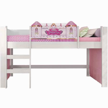 Imagem de Cama Infantil Princesas Disney Play com Escada