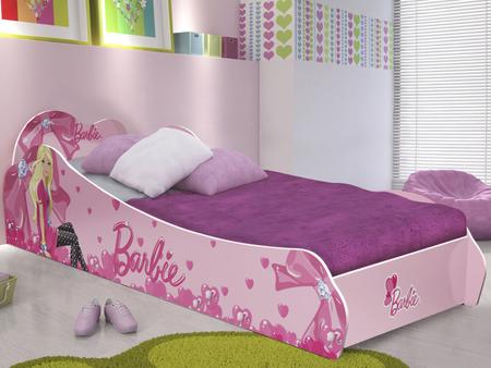 Cama Solteiro Barbie Plus - Pura Magia - Rosa