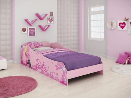 Mini-Cama Infantil - Pura Magia Barbie - Cama Infantil - Magazine