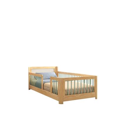 Imagem de Cama Infantil Solteiro Montessoriano Wave com Rattan Casatema