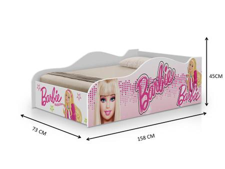 Imagem de cama juvenil carro Barbie