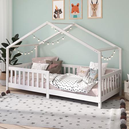 Cama Montessoriana Madeira Maciça Casa com Estrado Lisan - IDIMEX - Cama  Infantil - Magazine Luiza