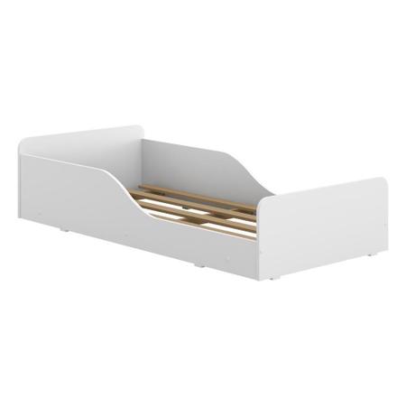 Cama Montessoriana Melissa Plus com colchão Multimóveis 100% MDF Branca Imagem de Cama Montessoriana Melissa Plus com colchão Multimóveis 100% MDF Branca