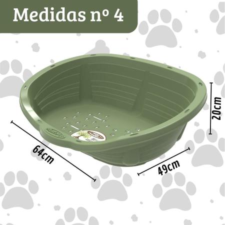 Imagem de Cama para Cachorro Gato Pet Lola Eco Nº 4 Plast Pet