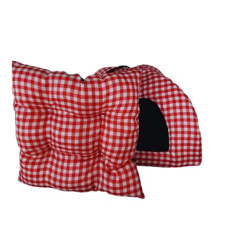 Cama Pet 2x1 Casinha Cabana Toca Cães Gato Almofada Xadrez - LumaBaby -  Outros Pet Shop - Magazine Luiza