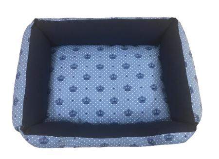 Imagem de Cama Pet Macia de Algodão Estampada Retangular 50cm x 40cm