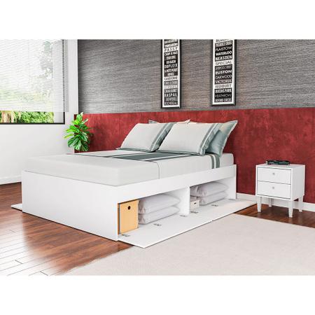 Imagem de Cama Queen com 4 Portas 160 Tókio ART Branco