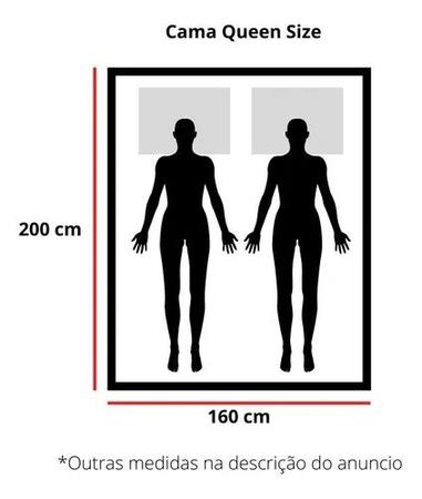 Imagem de Cama Queen Size Prime de Madeira Maciça Angelim Pedra/Tauari - Mel