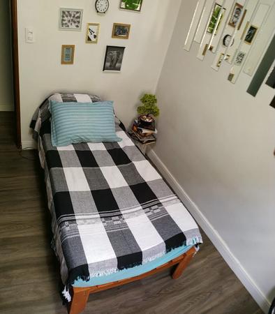 Imagem de Cama Solteiro Padrão Penafort 188x88x35 Cor Imbuia