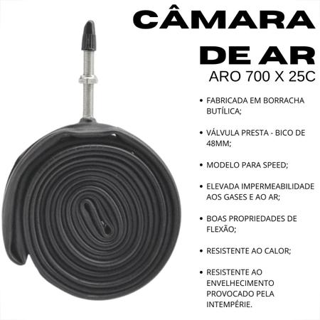 Camara bicicleta 700x25c sale