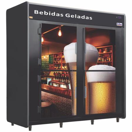 Imagem de Câmara Fria de Bebidas Porta Adesivada RF057 Plus Frilux