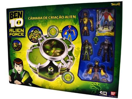 Ben 10 Câmara De Criação Com 4 Bonecos Aliens Sunny 1793