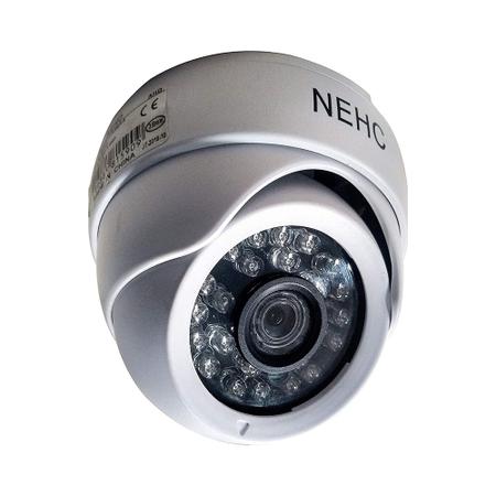 Imagem de Câmera de Segurança Dome AHD 720p Lente 2.8mm CFTV 1.3mp NEHC 406