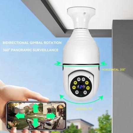 Imagem de Câmera de segurança residencial com visão noturna wi-fi 2,4 ghz