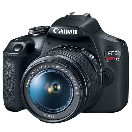 Imagem de Câmera EOS Rebel T7+ com Lente EF-S 18-55mm IS II, 2727C089AA  CANON