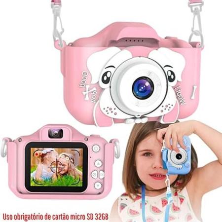 Imagem de Câmera Fotográfica Digital Infantil Vídeos Hd Fotos E Jogos