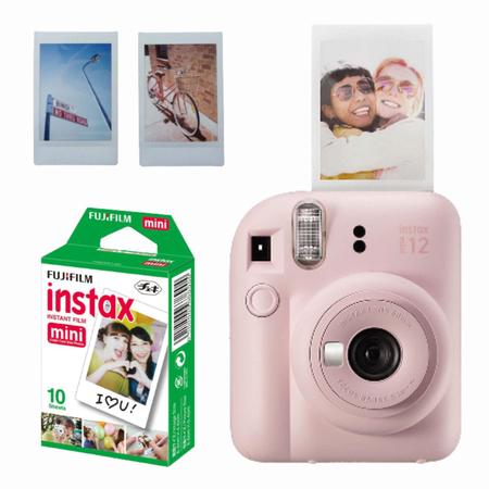 Imagem de Câmera Instantânea Instax Kit Mini 12 rosa + 10 Filmes Fujifilm