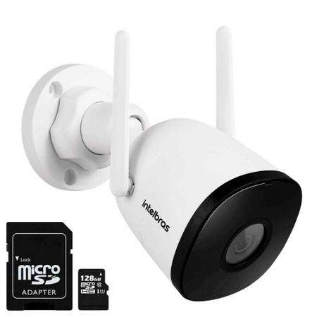 Imagem de Câmera Inteligente Mibo Externa Wi-Fi Intelbras Wi-Fi Full HD 1080P iM5 SC - Com Microfone + Cartão Memória 128gb