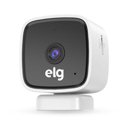 Câmera Interna Inteligente 1080p FullHD Wi-Fi - ELG SHCI603 Imagem de Câmera Interna Inteligente 1080p FullHD Wi-Fi - ELG SHCI603