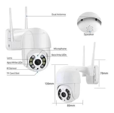 Imagem de Câmera Ip Externa Speed Dome Wifi  Auto Tracking Prova D Água Ip66 Ptz