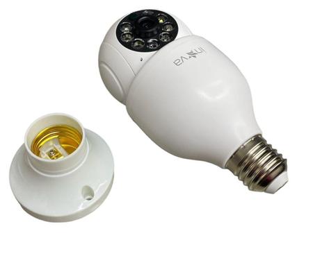 Camera Ip Inteligente Lampada Panoramica Wifi E Espia Inova - Eletronica  Castro - Câmera Espiã - Magazine Luiza