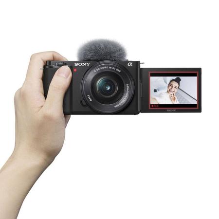 Imagem de Câmera Mirrorless Sony Zv-e10 4k Lente 16-50mm Kit Cage Smallrig + 64gb