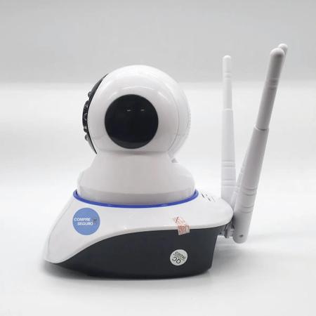 Imagem de Camera Robo 3 Antenas Ip Wifi Sistema Crianças E Pets