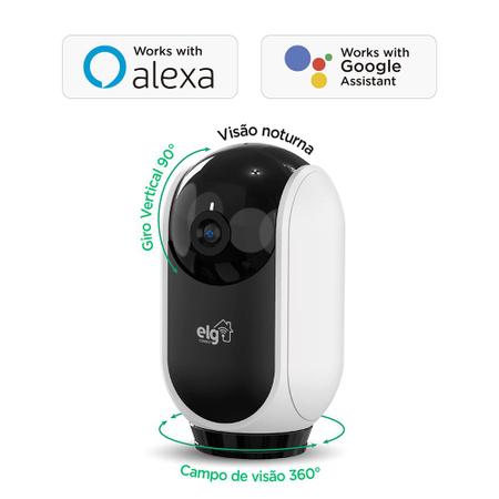 Imagem de Câmera Robô 360 1080P WI-FI Compatível com Alexa - ELG