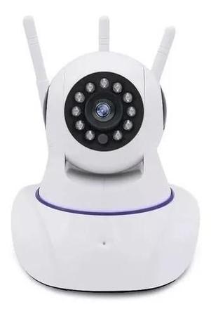 Imagem de Câmera Segurança WIFI IP Robô 3 Antenas Yoosee Visão Noturna Full HD 360º Microfone Áudio Babá Eletrônica BIVOLT