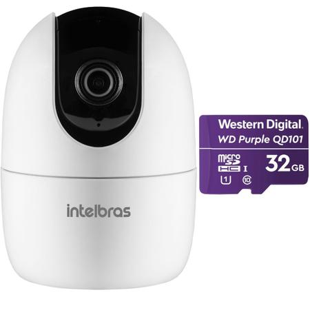 Imagem de Câmera Wi-Fi Inteligente 360 Com Alarme e Armazenamento em Nuvem + Cartão de Memória 32 GB iM4 C Intelbras