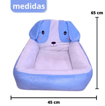 Caminha Cama Pet Com Cabeceira Para Cachorros Gatos GG - Lavi Baby Store Imagem de Caminha Cama Pet Com Cabeceira Para Cachorros Gatos GG - Lavi Baby Store